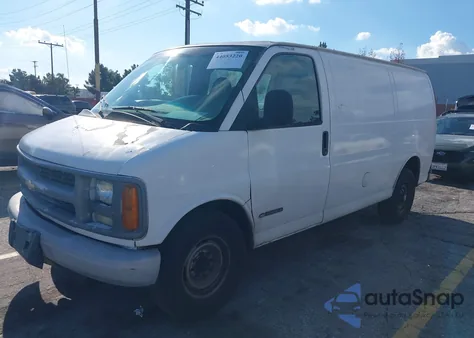 2002 Chevrolet Express from USA, damaged, VIN 1GCGG25R821178801